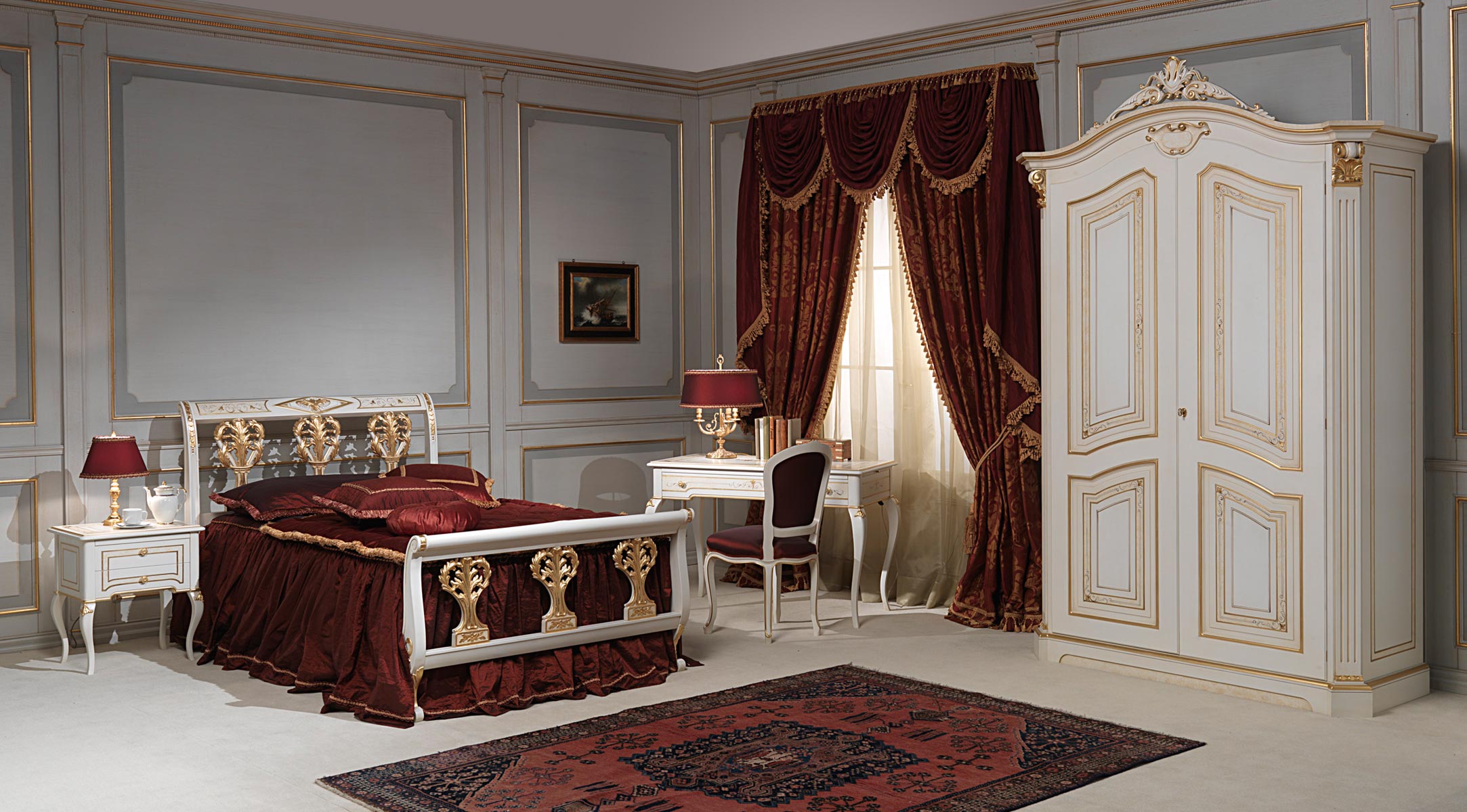 Letti matrimoniali classici di lusso: camere da letto dell ...